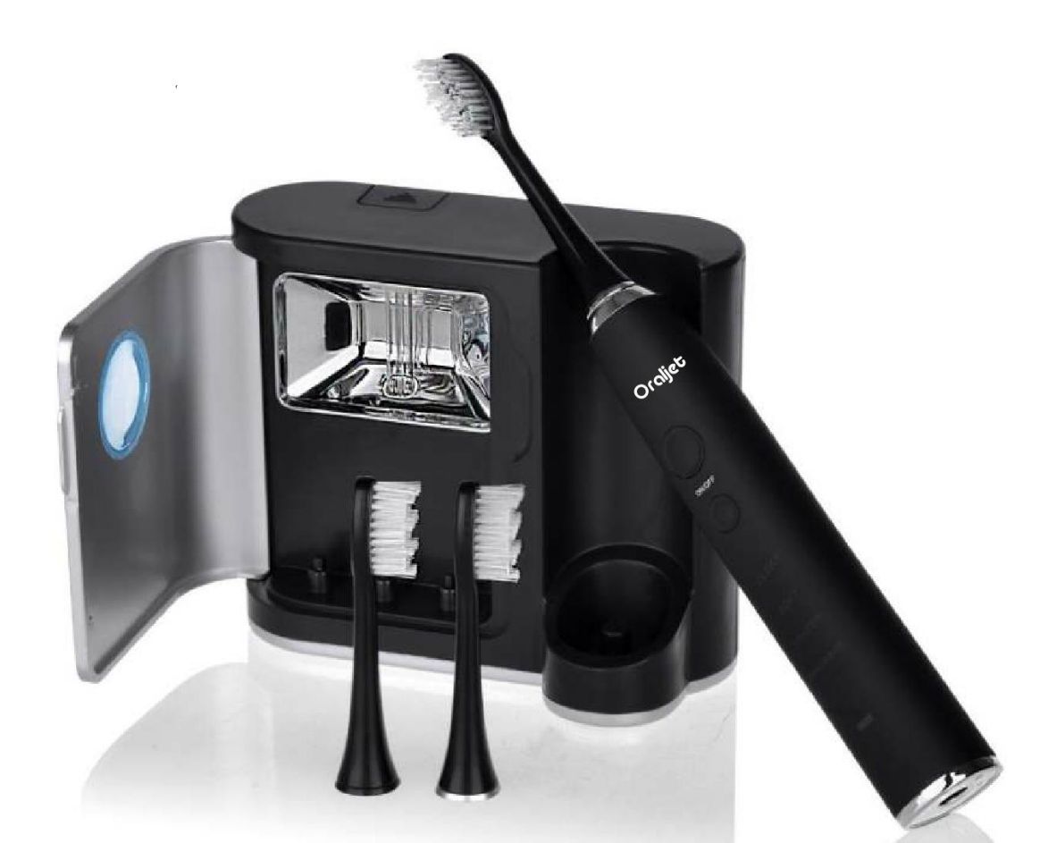 Oraljet Escova Dental Elétrica Sônica SonicJet 10 Profissional Alta Performance Ultra Família