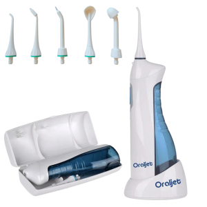 Oraljet Combo p/ Implante Família e Portátil Irrigador Oral Ultra Water Flosser OJ1200B e OJ750B BIVOLT