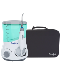 Oraljet Família com Estojo de Viagem Irrigador Oral p/ Implante Water Flosser OJ1200B Bivolt Automático