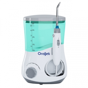 Oraljet Família com Estojo de Viagem Irrigador Oral p/ Implante Water Flosser OJ1200B Bivolt Automático